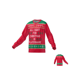 ALL I WANT FOR CHRISTMAS - SWEATER - RED