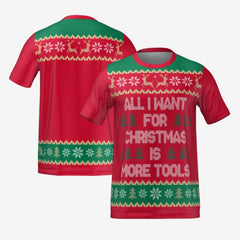 ALL I WANT FOR CHRISTMAS T-SHIRT - RED