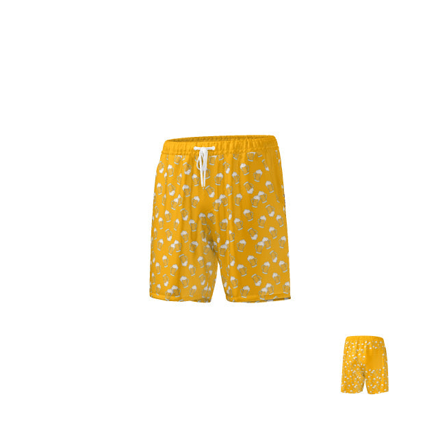BEER BOARDSHORTS - GOLD