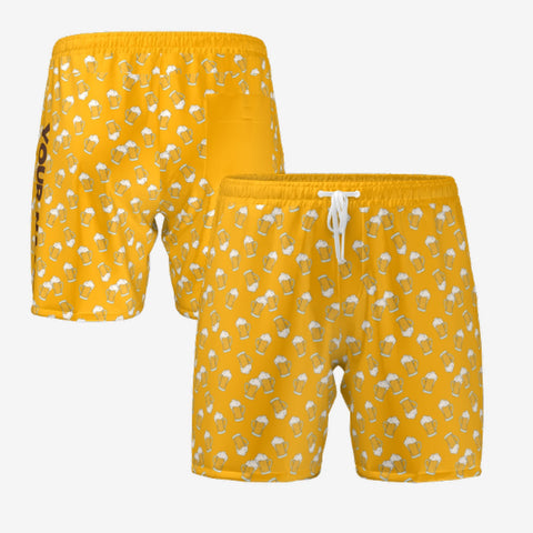 BEER BOARDSHORTS - GOLD