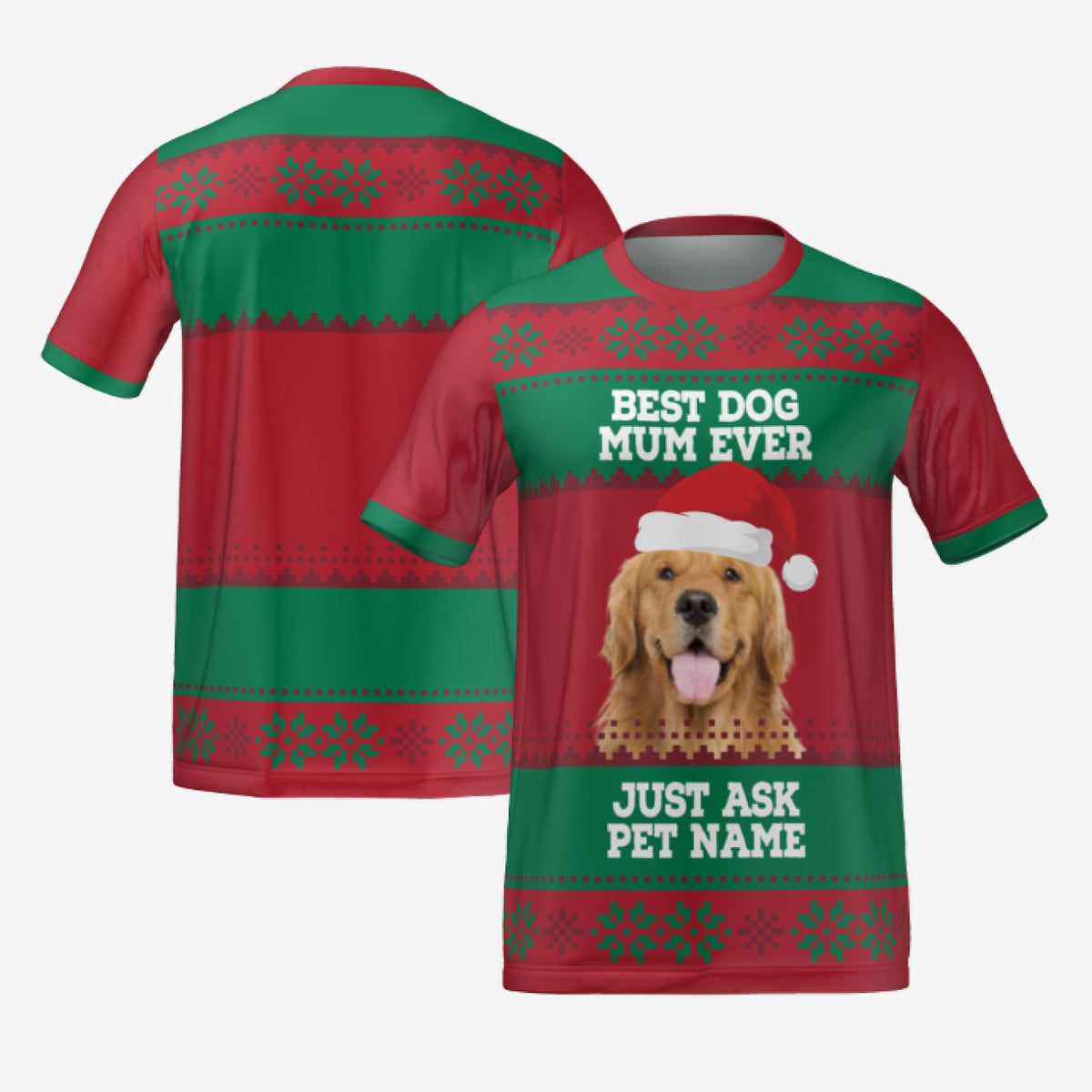 BEST DOG MUM EVER T-SHIRT - RED