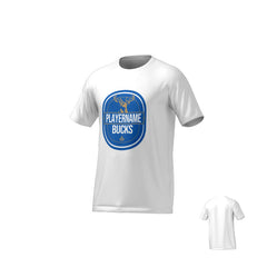 BUCKED BUCKS PARTY T-SHIRT - WHITE