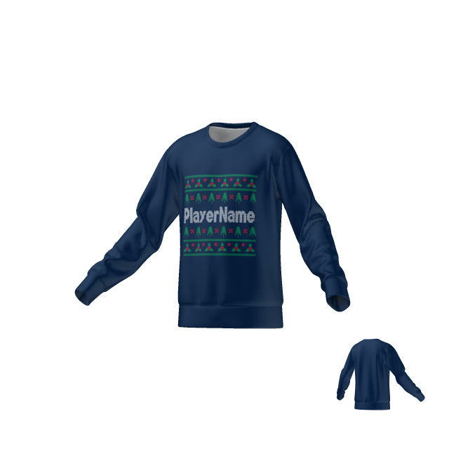 CHRISTMAS SWEATER - NAVY