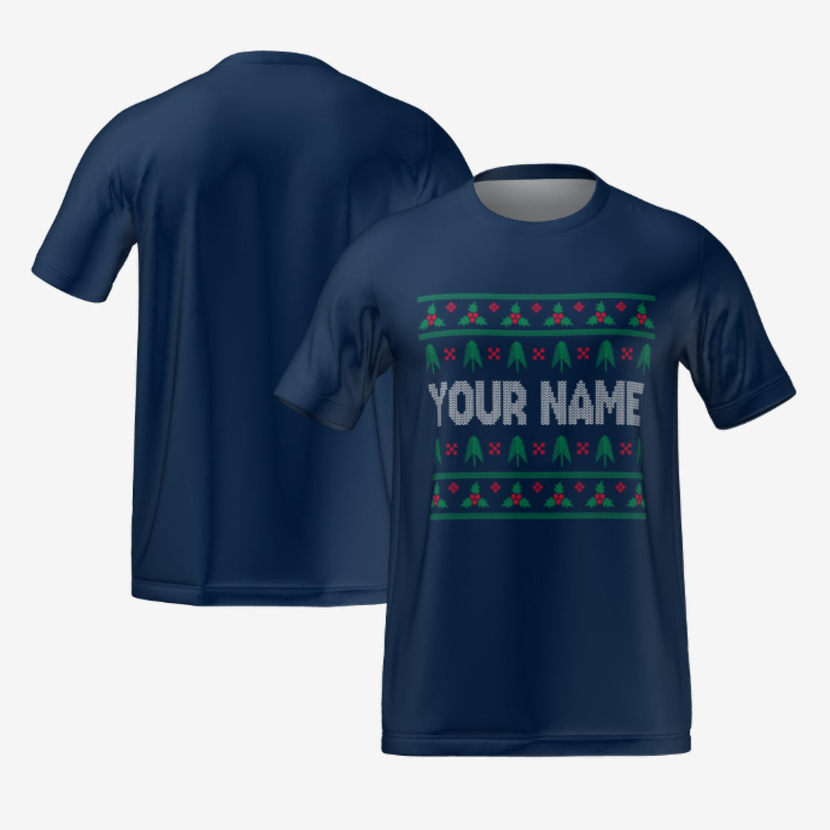 CHRISTMAS T-SHIRT - NAVY