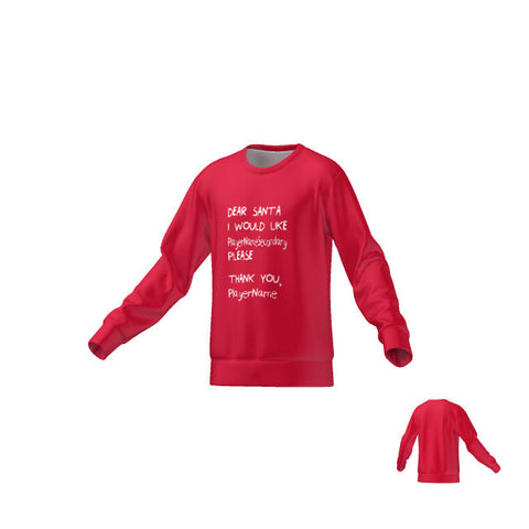 DEAR SANTA SWEATER - RED