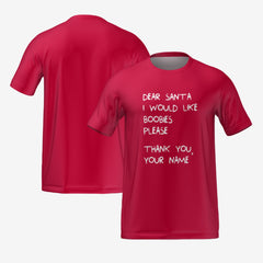 DEAR SANTA T-SHIRT - RED