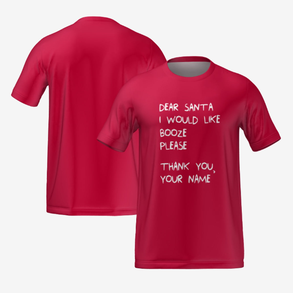DEAR SANTA T-SHIRT - RED