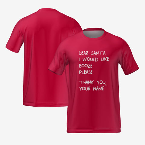 DEAR SANTA T-SHIRT - RED