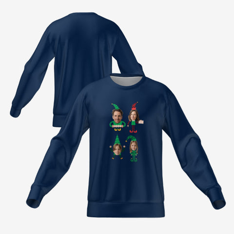 ELVES FAMILY SWEATER - NAVY