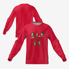 ELVES FAMILY SWEATER - RED