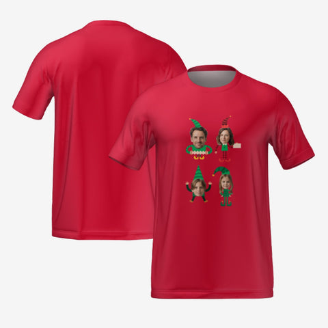 ELVES FAMILY T-SHIRT - RED