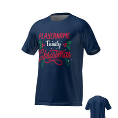 MY FAMILY CHRISTMAS T-SHIRT - NAVY