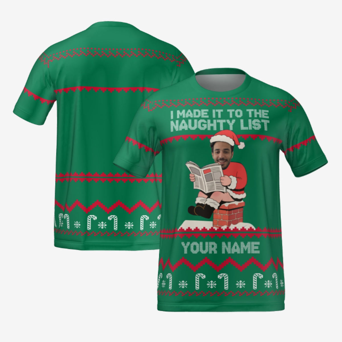 NAUGHTY LIST T-SHIRT - GREEN