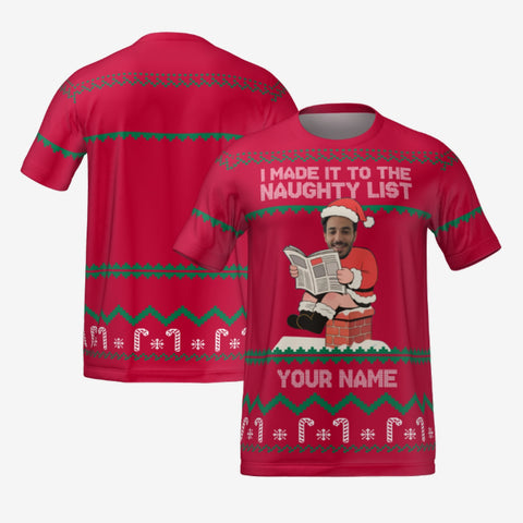 NAUGHTY LIST T-SHIRT - RED