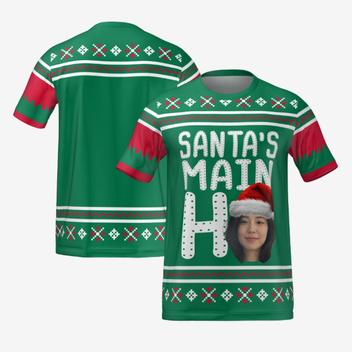 SANTA'S HO T-SHIRT - GREEN