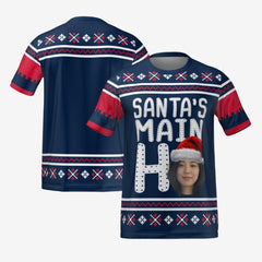 SANTA'S HO T-SHIRT - NAVY