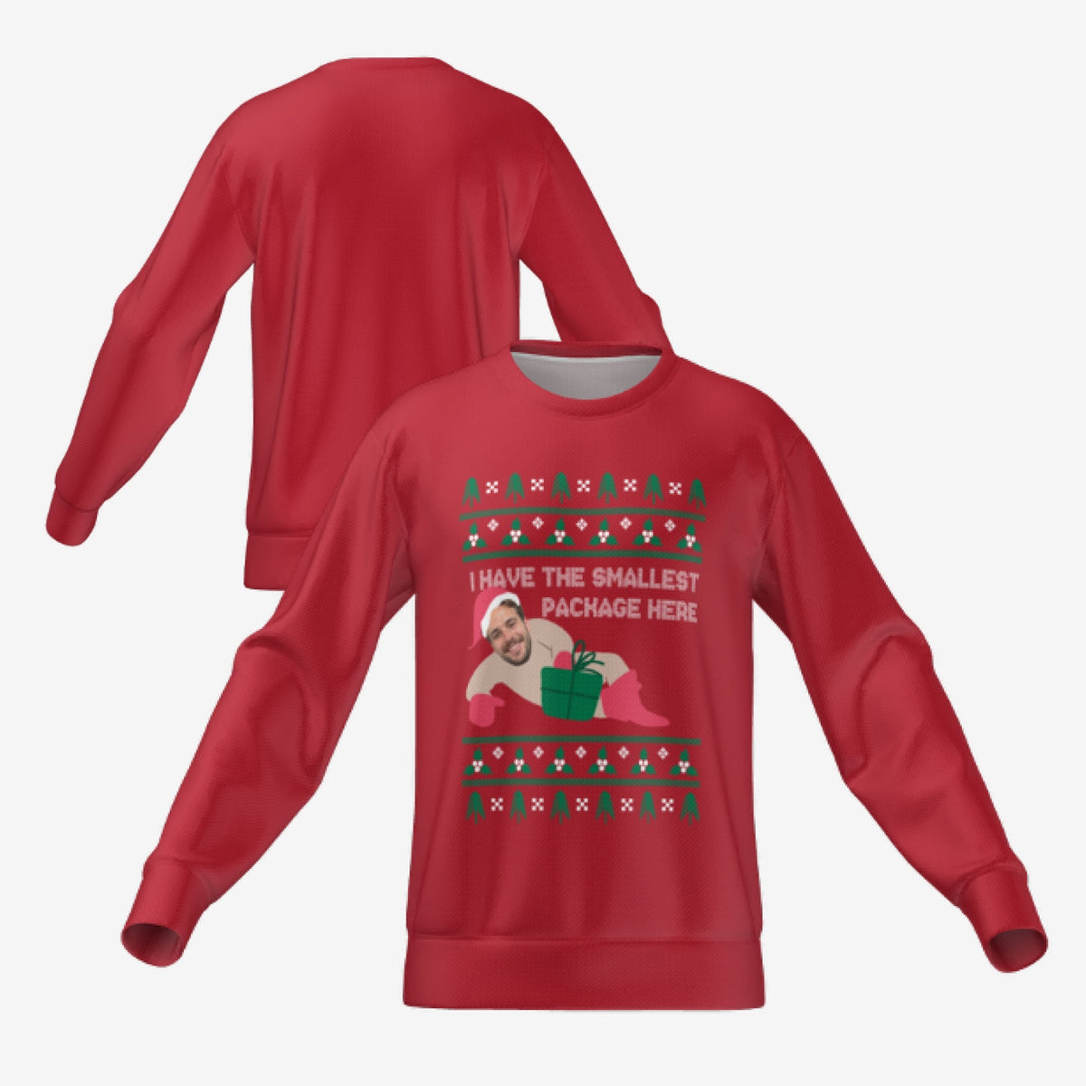 SMALLEST PACKAGE SWEATER - RED