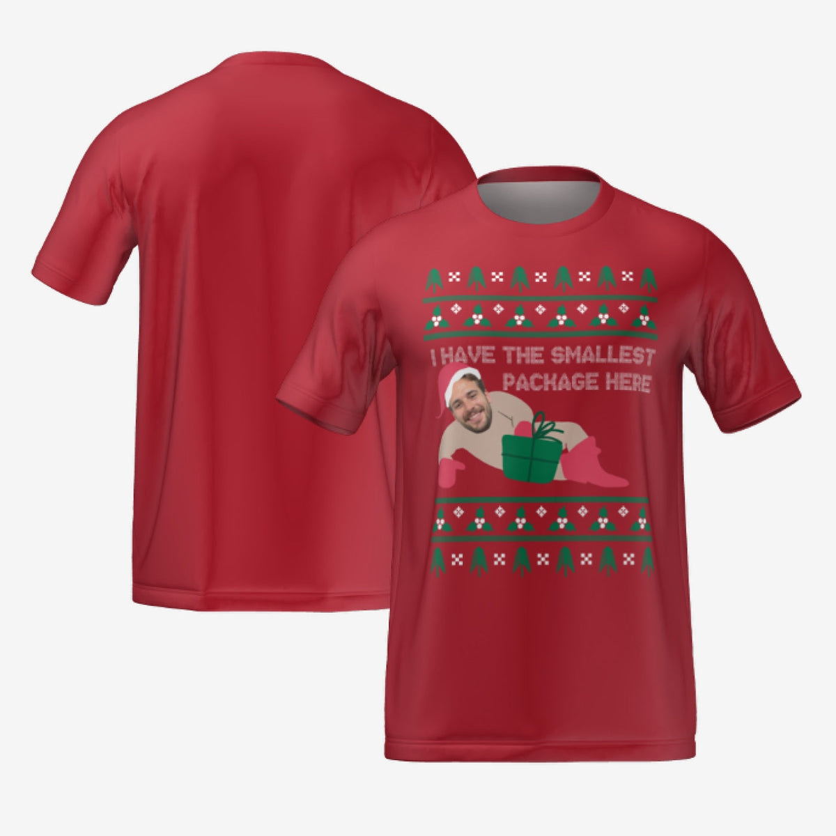 SMALLEST PACKAGE T-SHIRT - RED