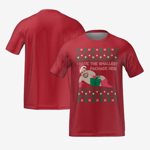 SMALLEST PACKAGE T-SHIRT - RED