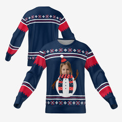 SNOWMAN SWEATER - NAVY