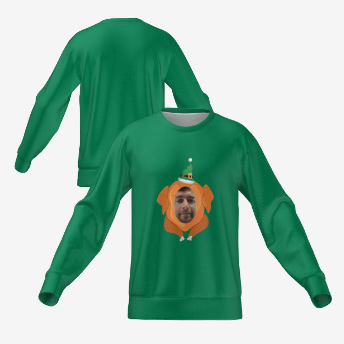 TURKEY HEAD SWEATER - GREEN