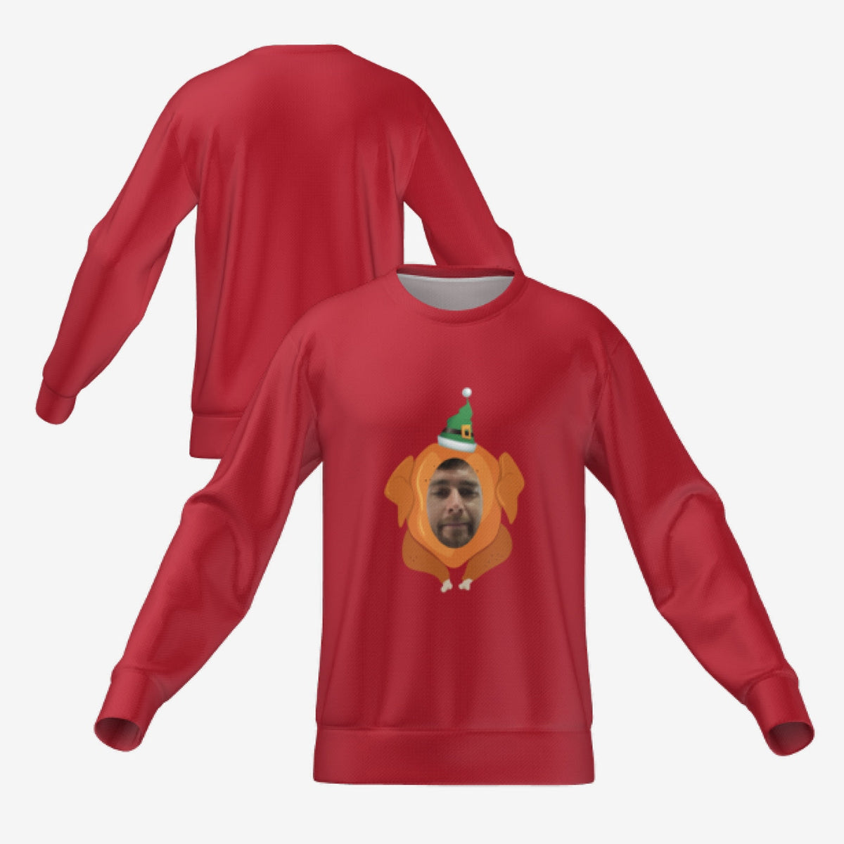 TURKEY HEAD SWEATER - RED
